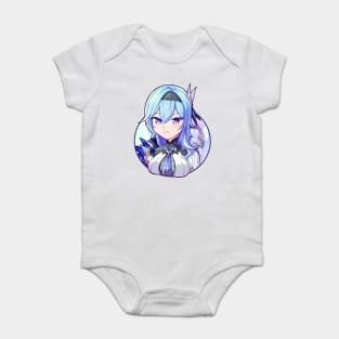 Anime fanart Genshin Impact Eula portrait Baby Bodysuit